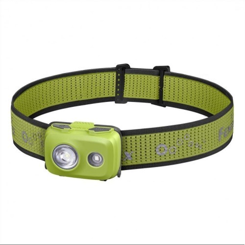 Fenix HL16 žibintuvėlis ant galvos, šviesiai žalias LED
