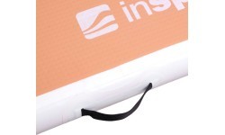 Inflatable Exercise Mat inSPORTline Airstunt 300 x 100 x 10 cm Mocha Mousse w/ Hand Pump
