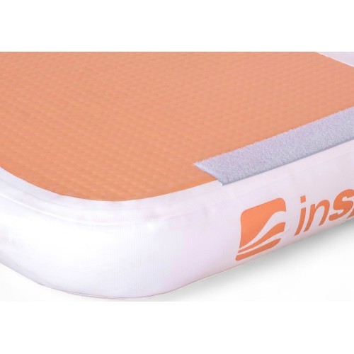 Inflatable Exercise Mat inSPORTline Airstunt 400 x 100 x 10 cm Mocha Mousse w/ Hand Pump