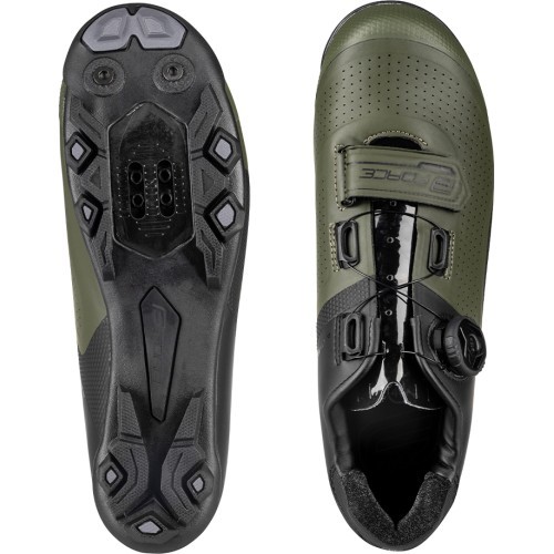 Batai FORCE Virtuoso MTB/Gravel // dydis: 39 (juoda/žalia)
