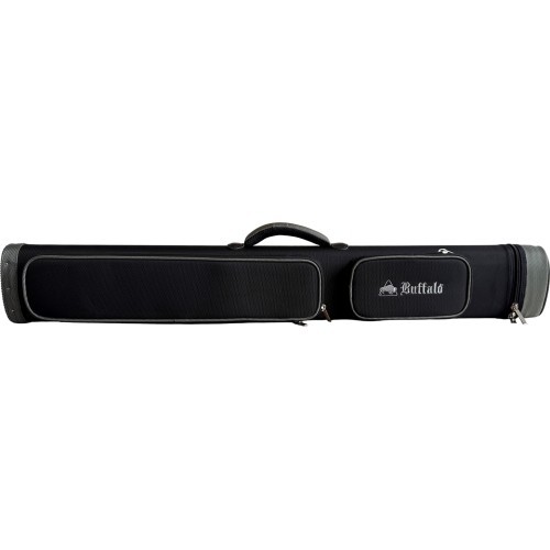 Biliardo lazdų dėklas Buffalo, drobinis, 2B/4S, juodas