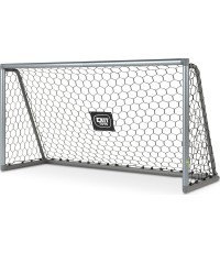Prie grindų tvirtinami aliuminiai futbolo vartai EXIT Scala 220x120