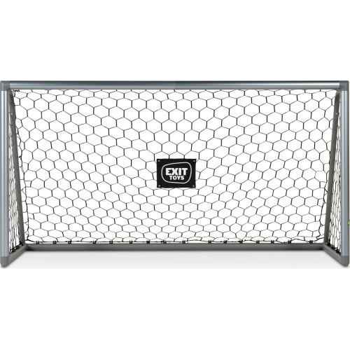 Prie grindų tvirtinami aliuminiai futbolo vartai EXIT Scala 220x120