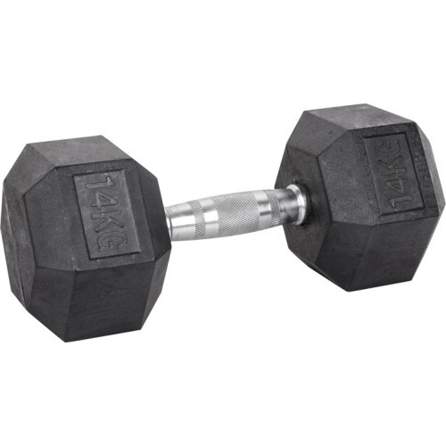 Гексагональная гантель inSPORTline Hexsteel 14 кг