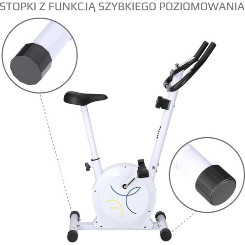 Magnetinis treniruoklis One Fitness Rm8740, baltas