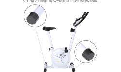 Magnetinis treniruoklis One Fitness Rm8740, baltas