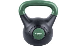 Виниловая гиря с цементным наполнителем inSPORTline Vin-Bell Dark 10 кг