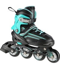 NH18190 2IN1 IN-LINE SKATES/HOCKEY ICE SKATES - Black/Blue
