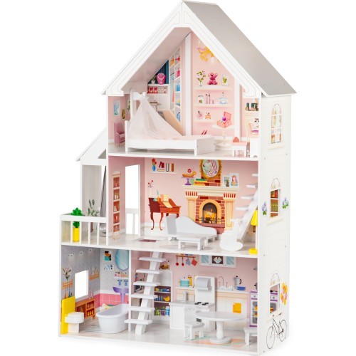 Деревянный кукольный домик Eco Toys Powder Mansion