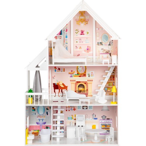 Medinis lėlių namelis Eco Toys Powder Mansion