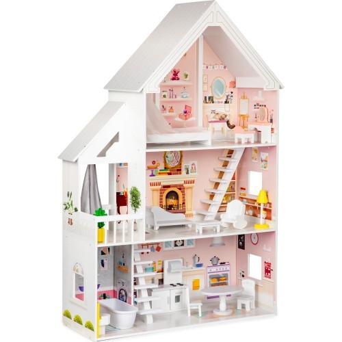 Medinis lėlių namelis Eco Toys Powder Mansion