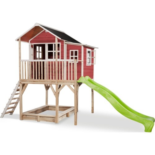 EXIT Loft 750 wooden playhouse - red