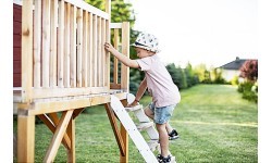 EXIT Loft 750 wooden playhouse - red
