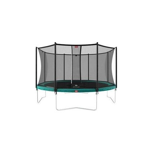 Batutas BERG Favorit Regular 430, žalias, su saugos tinklu Comfort