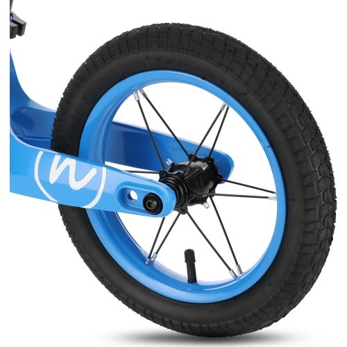 RB901 LED BALANCING BIKE 12‘’ INFLATABLE WHEELS BLUE NILS FUN