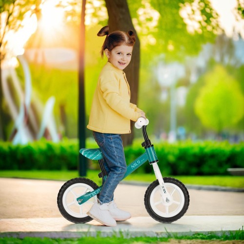 RB134 BALANCE BIKE GREEN 10'' WHEELS NILS FUN
