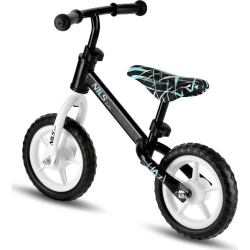 RB134 BALANCE BIKE BLACK 10'' WHEELS NILS FUN
