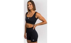 Спортивный бюстгальтер Venum Sculpt удлинённый – чёрный/белый