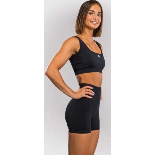 Venum Sculpt ilgesnė sportinė liemenėlė – juoda/balta