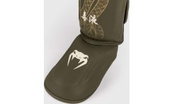 Venum Serpenti Shin Guards - Khaki/Bronze/Ivory