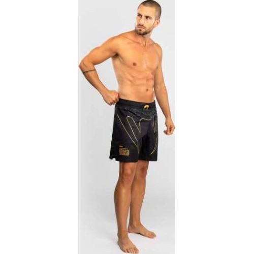 Шорты для MMA Venum Serpenti – чёрные/серебристые/золотые