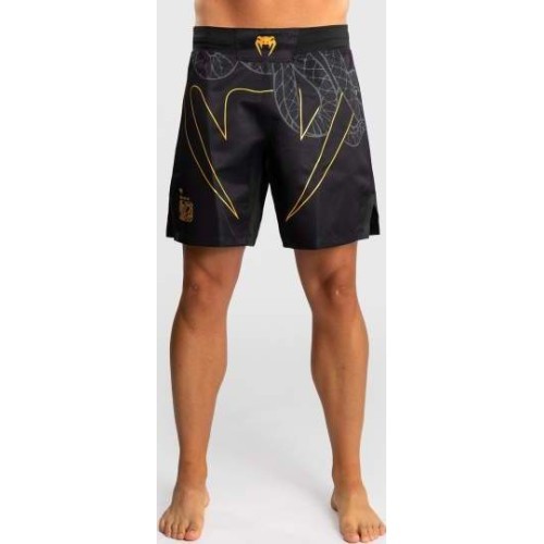Venum Serpenti Fight Shorts - Black/Silver/Gold
