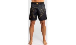Venum Serpenti Fight Shorts - Black/Silver/Gold