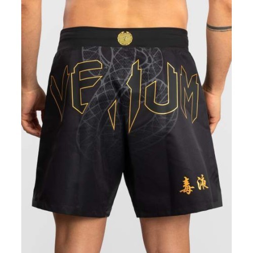 Шорты для MMA Venum Serpenti – чёрные/серебристые/золотые