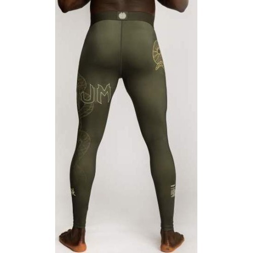 Леггинсы Venum Serpenti, Khaki/Bronze/Ivory