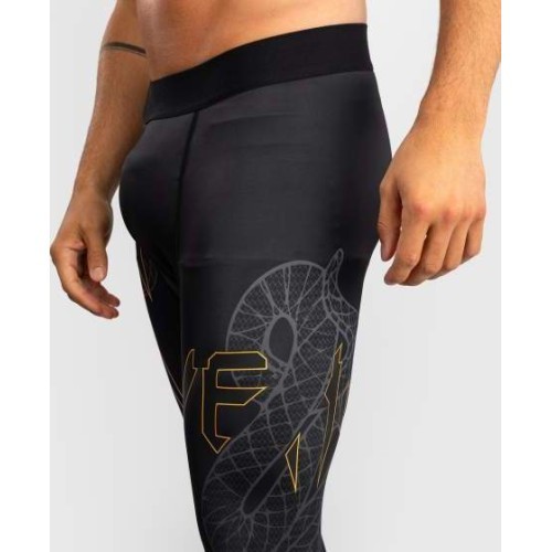 Леггинсы Venum Serpenti Black/Silver/Gold
