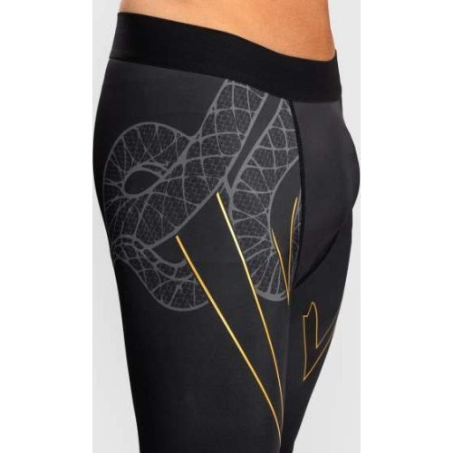 Леггинсы Venum Serpenti Black/Silver/Gold