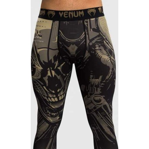 Леггинсы Venum Invader, черный/песочный