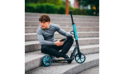 Turkio spalvos paspirtukas su diskiniu stabdžiu HM124T Nils Extreme