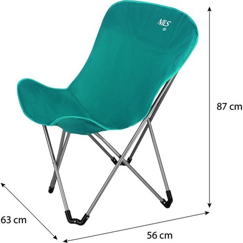 Зеленый кемпинговый стул NILS CAMP NC3051