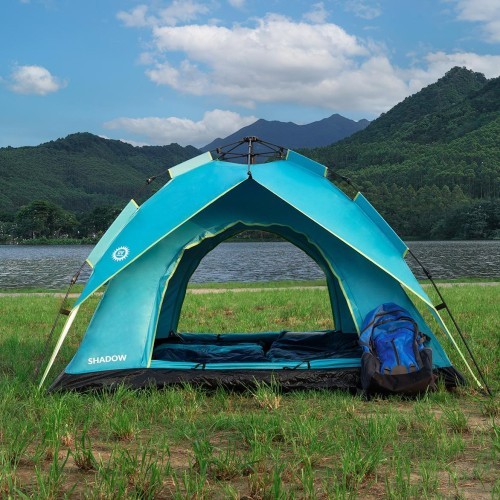Синяя палатка NC7819 Shadow NILS CAMP