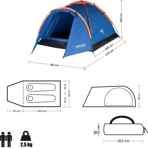 NC6010 CAMPING TENT HIKER NILS CAMP