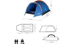 NC6010 CAMPING TENT HIKER NILS CAMP