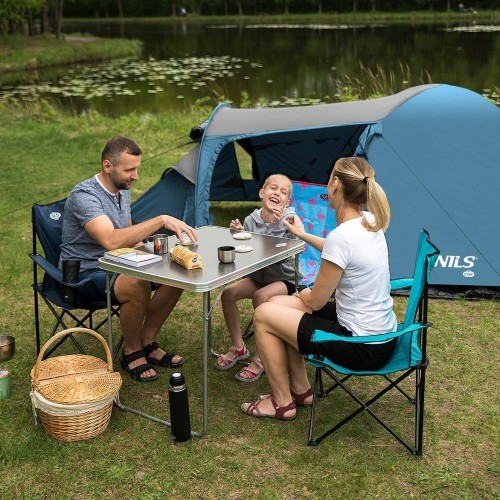 Сине-серая кемпинговая палатка NC6012 Trekker Nils Camp