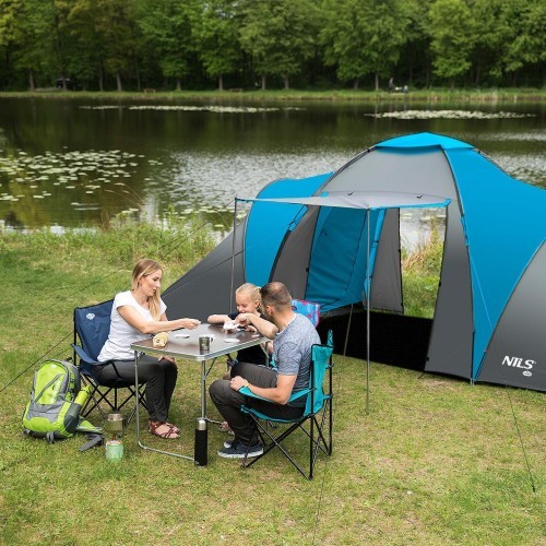 Сине-серая кемпинговая палатка NC6031 Higland Nils Camp