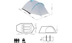 NC6013 CAMPING TENT ROCKER NILS CAMP