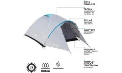 Кемпинговая палатка Rocker NC6013 NILS Camp