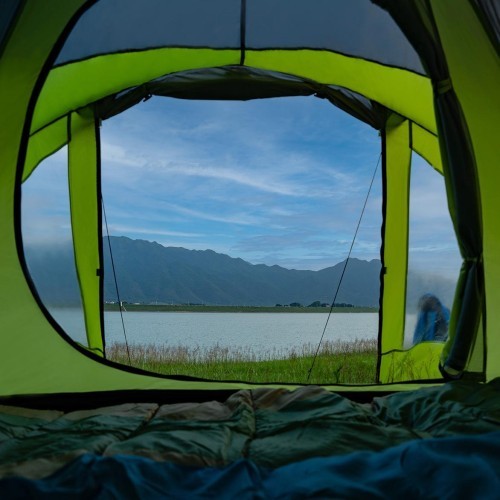 Зелено-серая кемпинговая палатка NC6006 Discovery Nils Camp