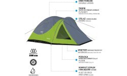 NC6006 GREEN-GRAY CAMPING TENT DISCOVERY NILS CAMP