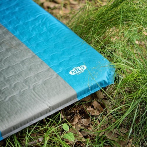 Self-Inflating Mat Nils Camp NC4340, Blue/Gray