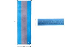Self-Inflating Mat Nils Camp NC4340, Blue/Gray