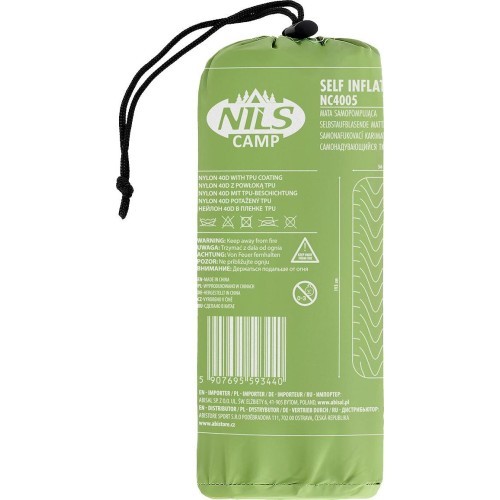 Туристический коврик Nils Camp NC4005, зеленый