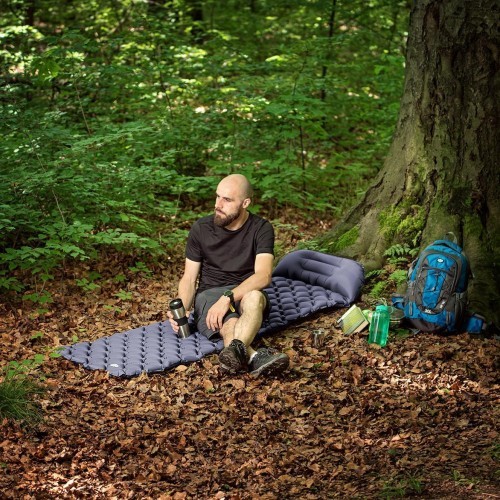Tourist Mat With Pump Nils Camp NC4006, Grey