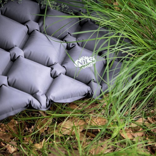 Tourist Mat With Pump Nils Camp NC4006, Grey