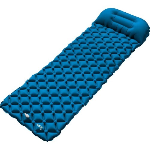 NC4006 TURQUOISE TOURIST MAT WITH PUMP NILS CAMP