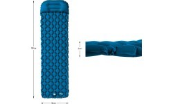 Turistinis kilimėlis su pompa NC4006 Turquoise NILS Camp